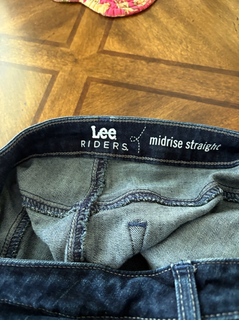 Riders by Lee Midrise Straight Jeans - Dark Blue
